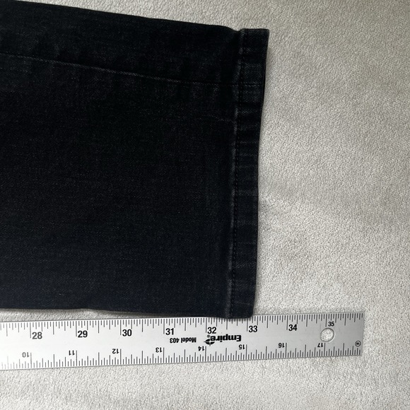 Joes Jeans Asher Slim Straight Leg Jeans Men's 32x33 Black Denim-EUC - Picture 8 of 10